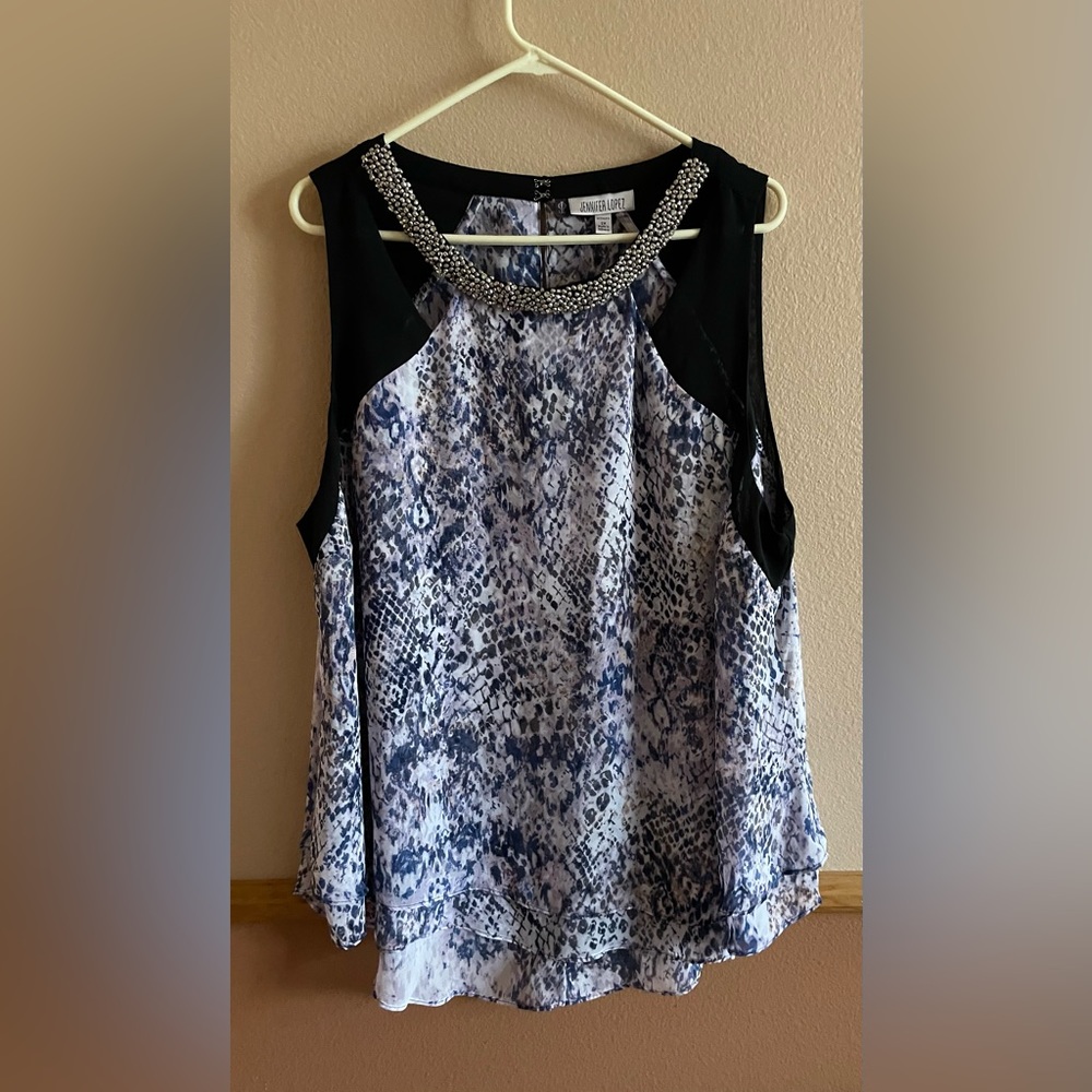 Jennifer López Tank Blouse Plus Size